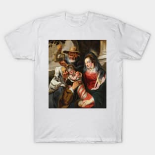 Holy Family with St. Anne by Jacob Jordaens T-Shirt